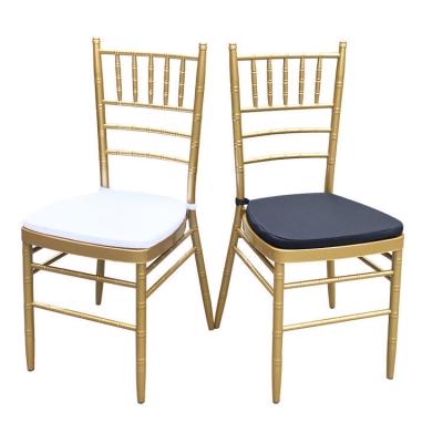 中国 現代の金属スタッキング Chiavari Chair イベント Chiavari 結婚式椅子 販売のため