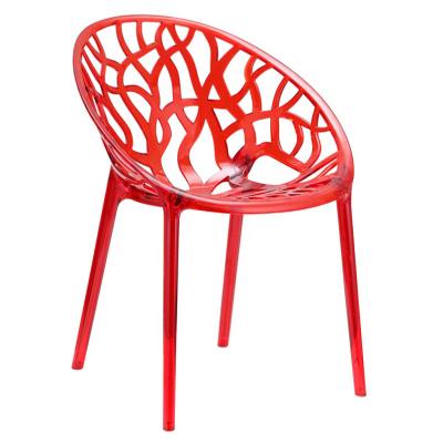 China Fancy design restaurant kleurrijke polypropyleen plastic eetkamer stoelen met postpakket Te koop