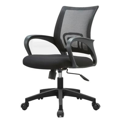 China Contemporary Mesh Office Chair Swivel Mid Back Staff Office Revolving Chair for sale