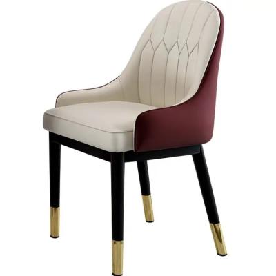 China Contemporary High Back Upholstered Dining Chairs Patchwork Modern Dining Chair for sale