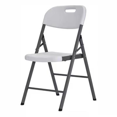 China Picnic Outdoor Plastic Folding Chairs Blow Moulded Plastic Chair Foldable for sale