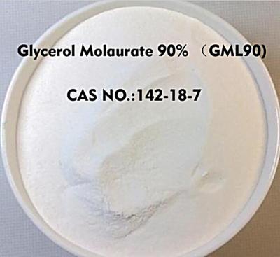 China Monoglicérido ácido láureo GML de Monolaurate del glicerol blanco lechoso en venta