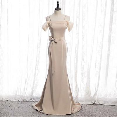 China Spaghetti Plus Size New Arrival Spaghetti Straps Women Clothing Plus Size Evening Dresses Women Long Elegant for sale