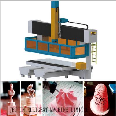 China Customized Large 5 Axis CNC Router Aluminum Mould Making Machine for sale