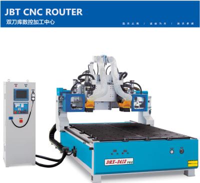 中国 木工業の工作物の作成で使用される二重位置 ATC CNC のルーター 販売のため