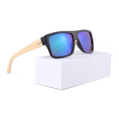 China Fashion Sun Glasses New Design Custom Logo Bamboo Wood Sunglasses Polarized CE Sun Lenses for sale