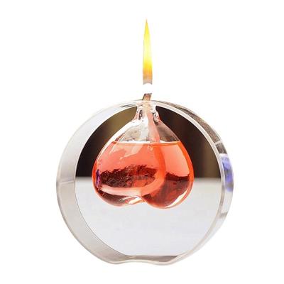 China Mini Fire Heating Metal Wick Modern Wholesale Stand Lantern Glass Wicks Kerosene Lamp for sale