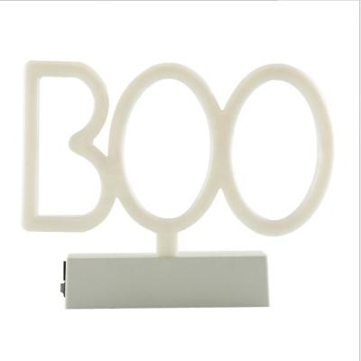 China Modern Custom Pick LED Halloween Desk Light Atmosphere Decoration Lights Tree Toy Night Light Neon Light For Halloween Party for sale