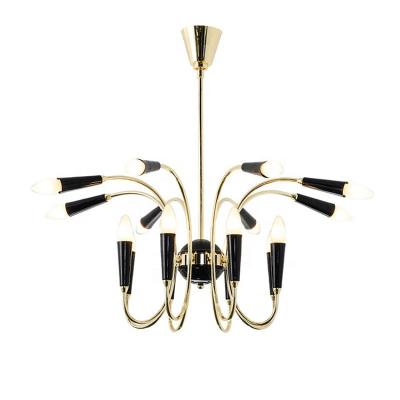 China Modern Simple Modern American Living Room Fashion Designer Dining Room Led Pendant Lamp for sale