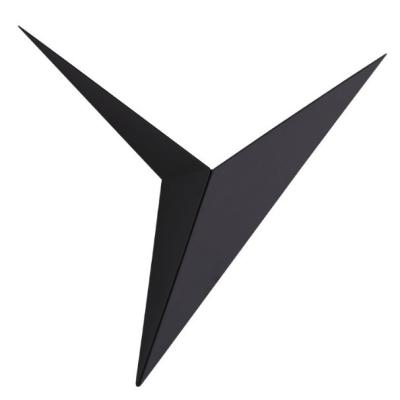 China Modern Nordic Style Modern Led Wall Lamps Minimalist Triangle Shape Wall Lamps Indoor Living Room Lights Recess Led Side Wall Lamp for sale