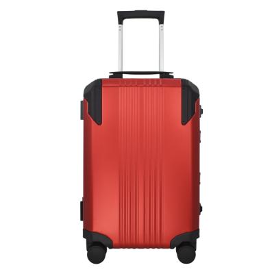 China 2021 new hot sale aluminum 63C aluminum-magnesium alloy suitcase fashion 100% aluminum-magnesium alloy suitcase for sale