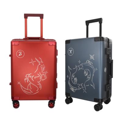 China 21N Inch Aluminum Trolley Case Aluminum Luggage Customized Aluminum Box for sale