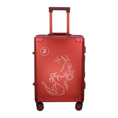 China Multiple Options of 21N 100%Aluminium Aluminum Luggage Suitcase 20