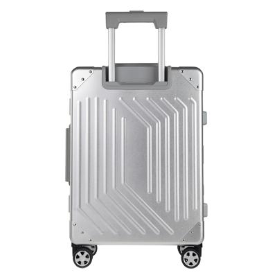 China 100%Aluminum Aluminum Luggage Case Sets Aluminum Trolley Travel Suitcase Carry On Luggage 11E for sale