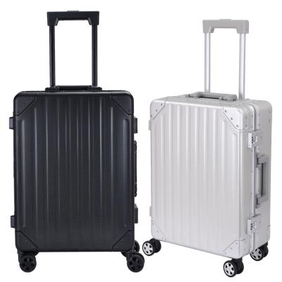 China Chinese Manufacturer Aluminum All Travel Metal Frame Trunk Alloy Aluminum Suitcase OEM/ODM 11B Full for sale