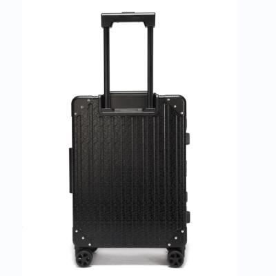 China Aluminum New 11B 2021 Custom Aluminum Suitcase 3 Piece Trolley Set Rolling Travel Suitcase for sale