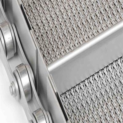 China Food Balanced Heat Resistant Compound Stainless Steel Weave Belt Oven Baking Wire Mesh Conveyor Belt Price for sale