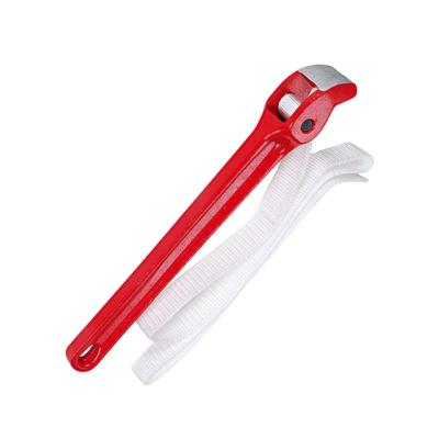 China Flexible Grip Steel End Tool Combination Hand Ratchet Set Hose Oil Filter Belt Adjustable Rubber Wrench for sale