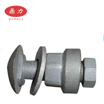 China High Quality High Strength Stainless Steel HDG Guard Rail Bolt With Washer And Nut for sale