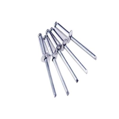 China Aluminum Steel Counter Dipped Head Pop Stainless Steel Open Type Blind Rivets for sale