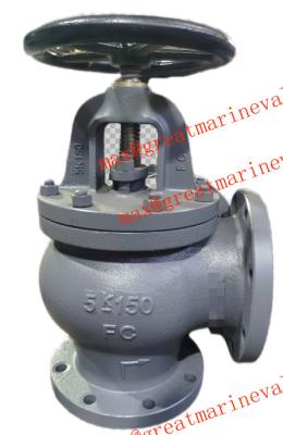 China JIS F7306 MARINE CAST IRON ANGLE VALVE 2