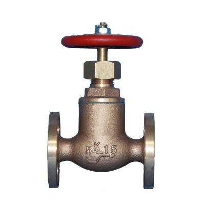 China QINGDAO China Marine Bronze Screw Down Check Globe Valve JIS F7351 5K for sale