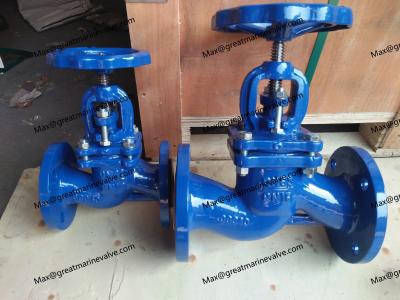 China DIN CAST IRON GLOBE VALVE,DIN CAST IRON GLOBE VALVE & GLOBE CHECK VALVE,PN10/PN16  Face to face as per DIN3202 F1 for sale