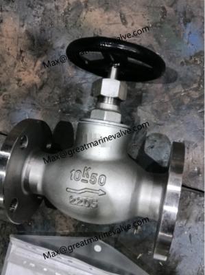 China JIS F 7303 16K SCS16 Stainless Steel Globe Valves SS VALVE SERIES JIS 5K 10K 16K , ASME,API,CLASS150# 300# for sale