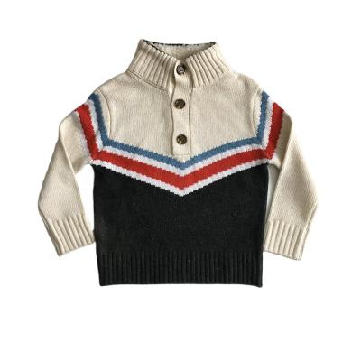 China Anti-Shrink Manufacturer Kids Anti-Shrink Buttons Knitted Cardigan Custom Logo Kids Toddler Girl Boy Knitwear Baby Knit Sweater for sale