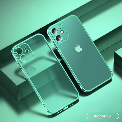 China Phone Back Cover For iPhone 12 5 Colors Shockproof Mobile Phone Case for sale