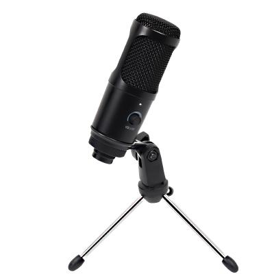 China Professional USB Microphone 2020 Metal Voice Recording Usb Condenser Studio Condenser Microphone for sale