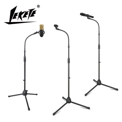 China LEKETE LKT-806 microphone tripod boom stand stage recording studio microphone boom stand professional manufacturer for sale