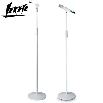 China Professional Microphone LEKETE LKT-820 Stand Microphone Studio Recording Stand White Live Broadcast Microphone Manufacturer for sale