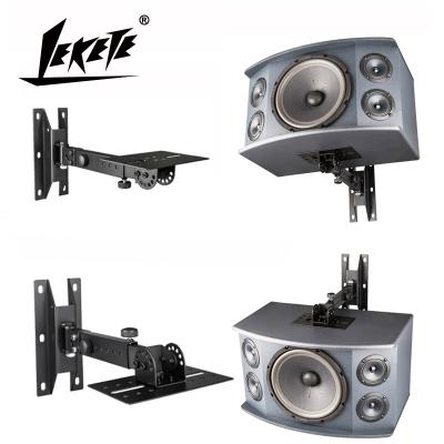 China LEKETE LKT-380 Professional Metal Speaker Stage Speaker Wall Mount Bracket Hanger Speaker Surround Mount Wall Mount Bracket for sale