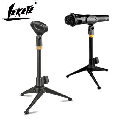 China LEKETE LKT-060B Microphone Mini Tripod Stand Studio Microphone Stand Professional Manufacturer for sale