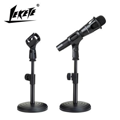 China LEKETE LKT-130A Microphone Studio Condenser Microphone Desktop Desktop Stand for sale