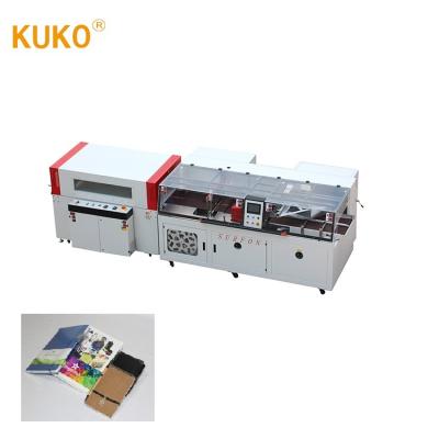 China CLOTHING High Speed ​​Automatic Side Sealer Shrink Wrapping Tunnel For Comic Books Wrapping for sale