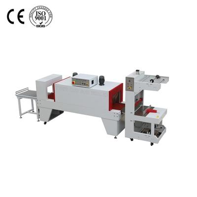 China Food Beverage and Mineral Water Bottles Sleeve Sealer Semi-auto Heat Shrink Package Machine for sale