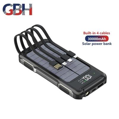 China 20000mah Power Station Fast Charging and Charger Support Factory Outlet 30000mah Solar Power Banks Portable For Cell for sale