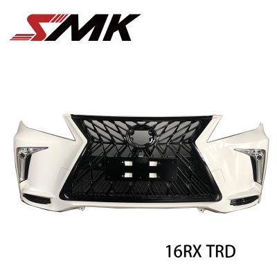 China ABS AUTO FRONT BUMPER WITH GRILLE KIT FOR LEXUS 2013 RX UPGRADE TO TRD for sale