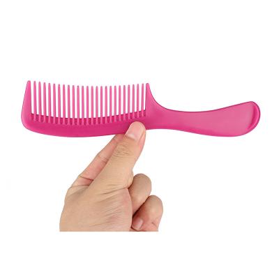 China China Direct Selling Manufacturer Supply Custom Durable High Quality Plastic Wide Tooth Hair Comb for sale