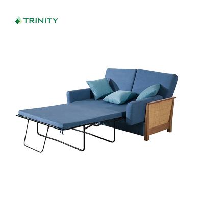 China SOFA BED TS03 Customized Folding High End Hotel 3 Seat Foam Sofa Bed For 5 Star Hotel for sale