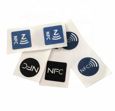 China Waterproof / ISO14443A printing nfc sticker waterproof custom waterproof rfid label adhesive smart tag for sale