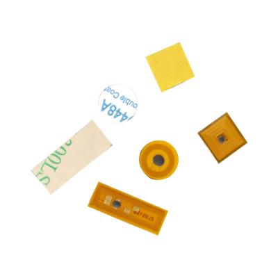 China Small Yellow FPC NFC Sticker 5mm 8mm 10mm Waterproof/Waterproof RFID Tag For Rings Headphones for sale