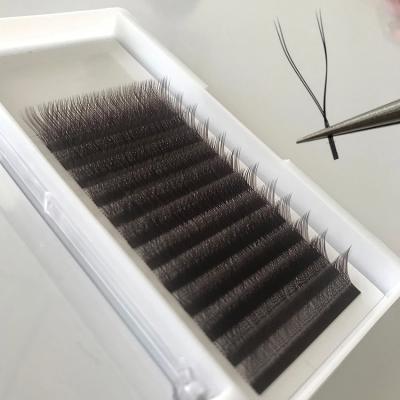 China Thick YY Shaped Eyelash Extensions Weaving Effect Synthetic Mink False Eyelashes for sale