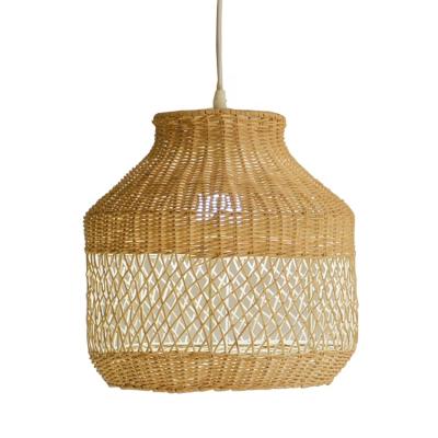 China Art Pendant Lights Handmade Natural Best Quality Durable Modern Rattan Pendant Lamp for sale