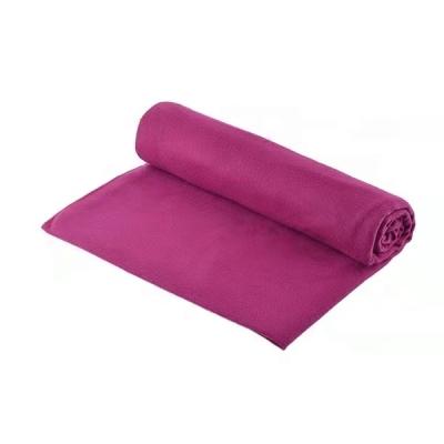 China PORTABLE Travel Fleece Blanket Set Best Quality Popular Purple Korean Style Soft Blanket for sale