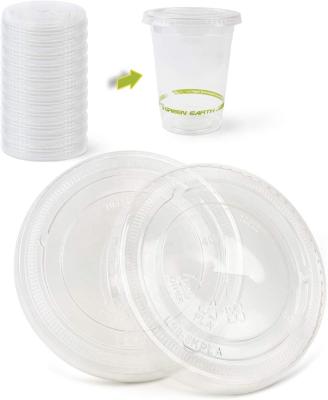 China Takeaway Drinks Cup Coffee Juice Leak Resistant PLA Dome Lid for sale