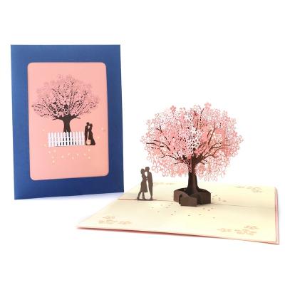 China Europe Custom 3D Pop of Greeting Cards for Valentine's Day for sale