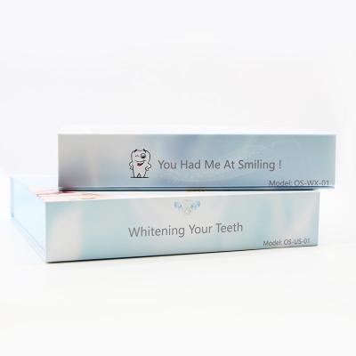 China 2021 Hot Selling Teeth Whitening Led Kit Red Light Portable Teeth With Cover Blue Gold Whitening Machine For Teeth 4*20*17.5cm for sale